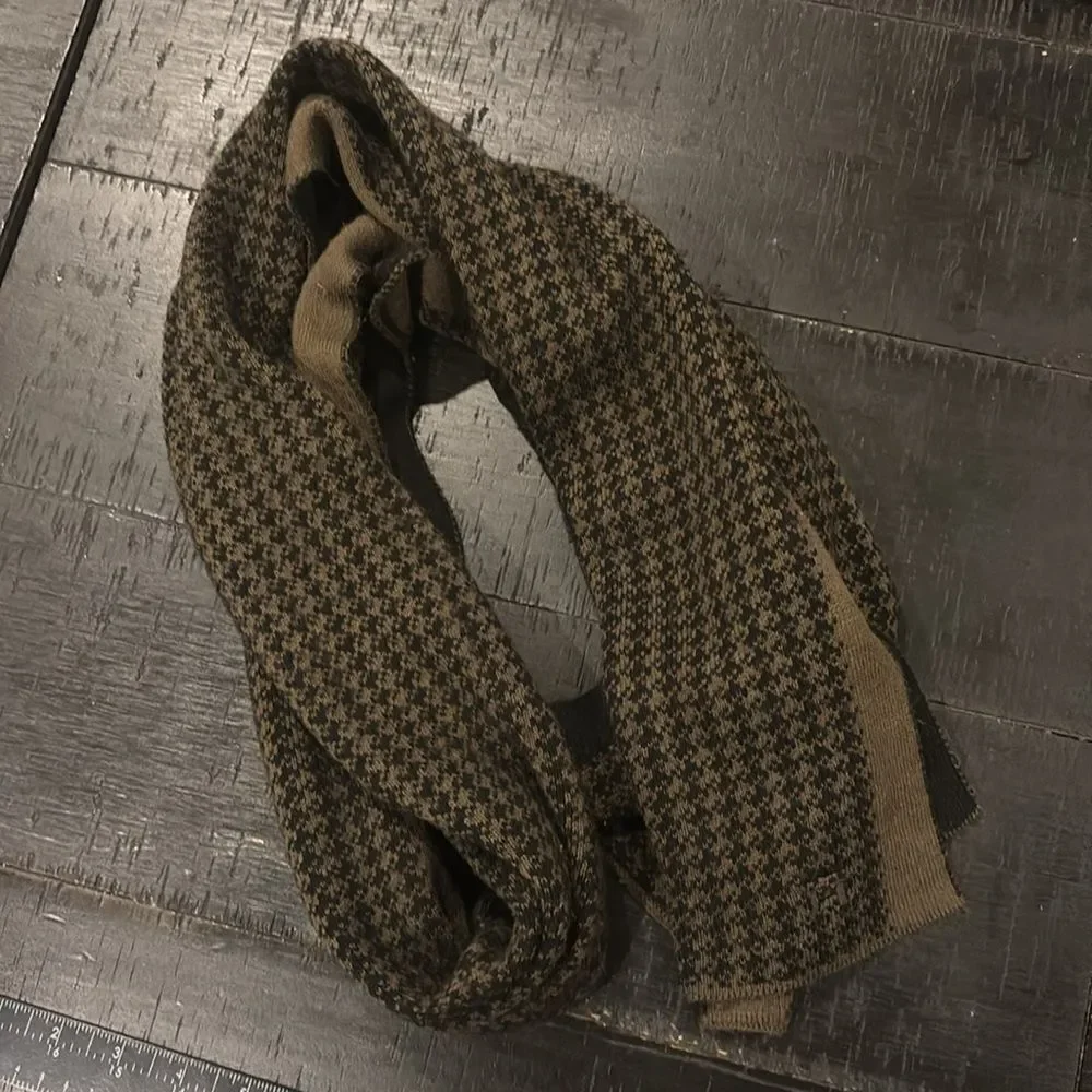 Houndstooth H Embroidered Super Cozy Soft Classy Scarf​